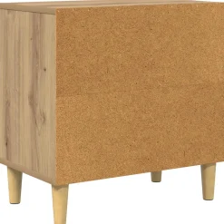 vidaXL Kattenhuis Artisanaal eiken 51 x 30 x 52 cm Bewerkt hout