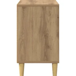 vidaXL Kattenhuis Artisanaal eiken 51 x 30 x 52 cm Bewerkt hout