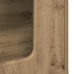 vidaXL Kattenhuis Artisanaal eiken 51 x 30 x 52 cm Bewerkt hout
