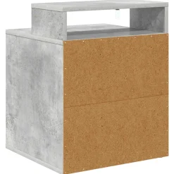 vidaXL Kattenhuis Beton 42,5 x 40 x 53,5 cm Bewerkt hout