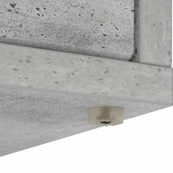 vidaXL Kattenhuis Beton 53 x 52 x 62 cm Bewerkt hout
