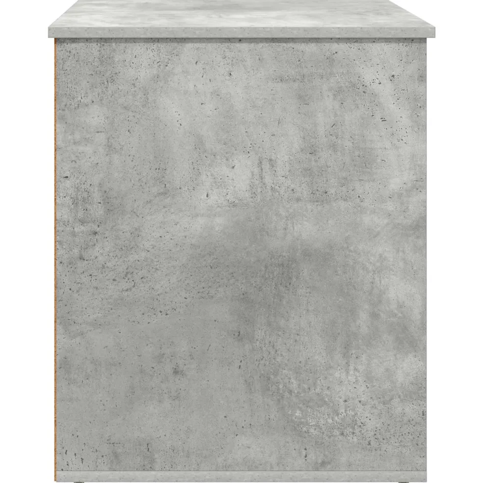 vidaXL Kattenhuis Beton 53 x 52 x 62 cm Bewerkt hout