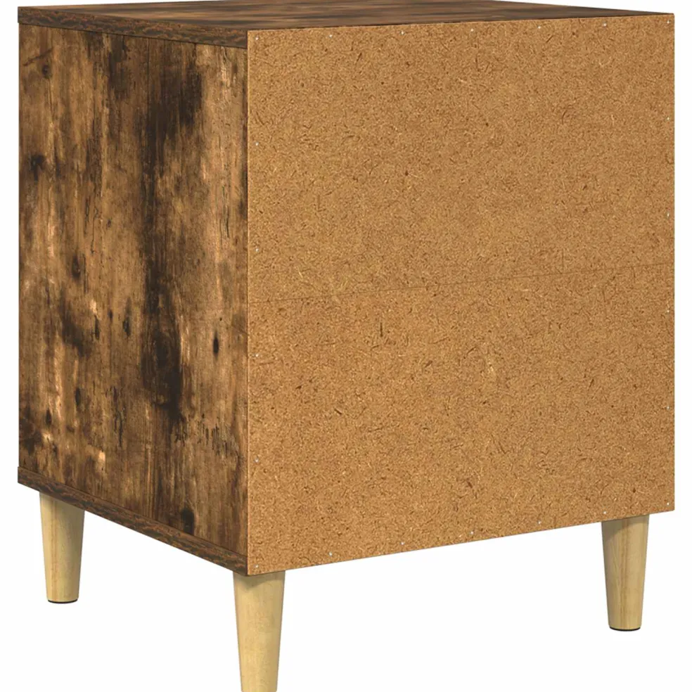 vidaXL Kattenhuis Gerookt eiken 42,5 x 40 x 53 cm Bewerkt hout