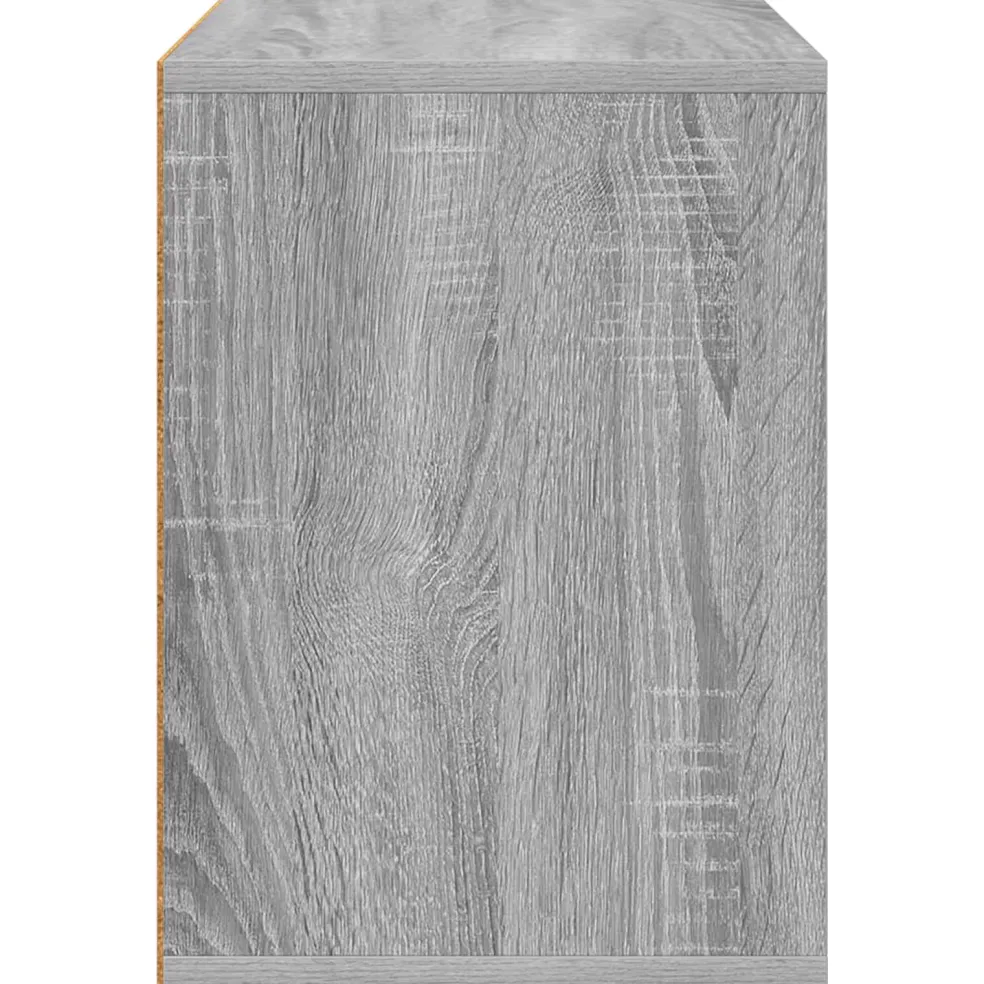 vidaXL Kattenhuis Grijs Sonoma 51 x 30 x 42,5 cm Bewerkt hout