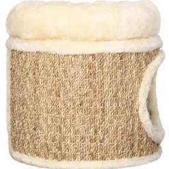 vidaXL Kattenhuis met luxe kussen 33 cm zeegras