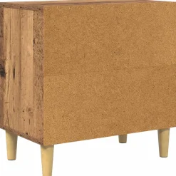 vidaXL Kattenhuis Oud hout 51 x 30 x 52 cm Bewerkt hout