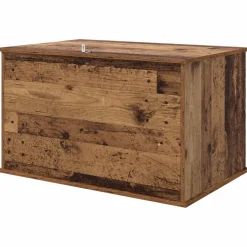 vidaXL Kattenhuis Oud hout 85 x 55 x 50,5 cm Bewerkt hout