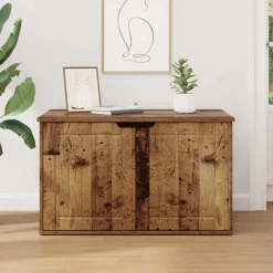 vidaXL Kattenhuis Oudhout 85 x 55 x 50,5 cm Bewerkt hout