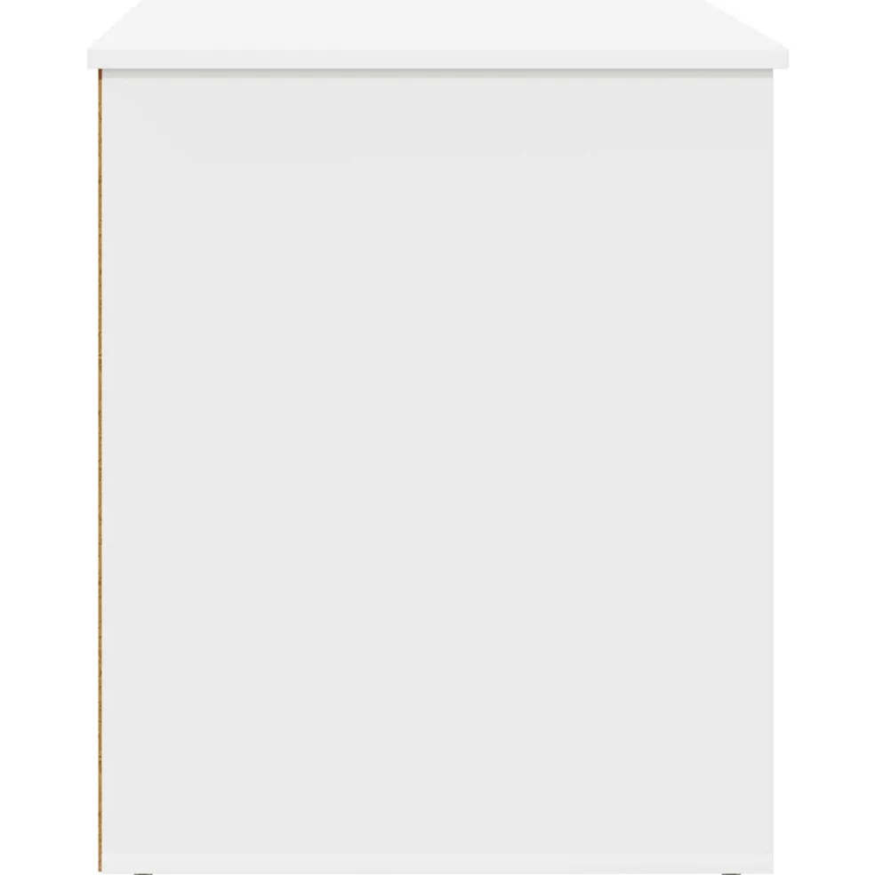 vidaXL Kattenhuis Wit 53 x 52 x 62 cm Bewerkt hout