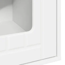 vidaXL Kattenhuis Wit 53 x 52 x 62 cm Bewerkt hout