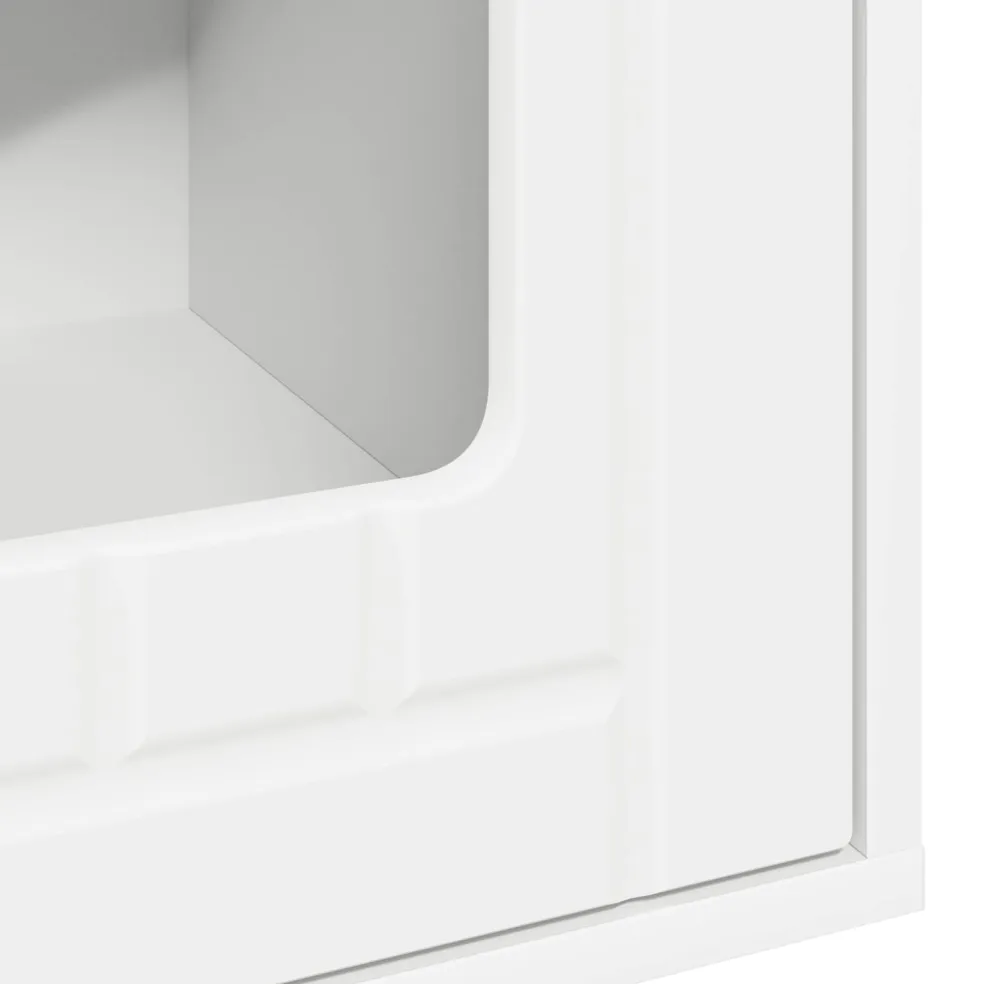 vidaXL Kattenhuis Wit 53 x 52 x 62 cm Bewerkt hout