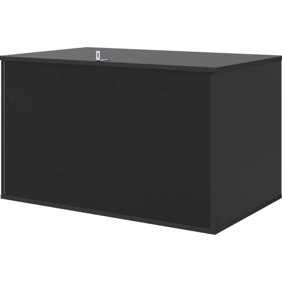 vidaXL Kattenhuis Zwart 85 x 55 x 50,5 cm Bewerkt hout