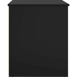 vidaXL Kattenhuis Zwart 53 x 52 x 62 cm Bewerkt hout