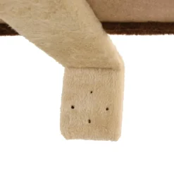 vidaXL Kattenkrabpaal met krabpalen wandmontage 194 cm beige bruin