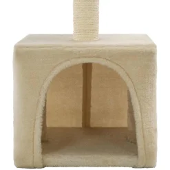 vidaXL Kattenkrabpaal met sisal krabpaal 55 cm beige