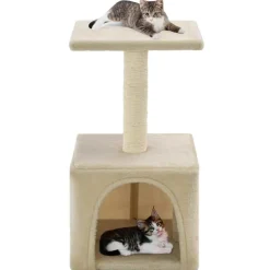 vidaXL Kattenkrabpaal met sisal krabpaal 55 cm beige