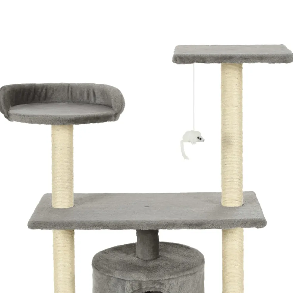 vidaXL Kattenkrabpaal met sisal krabpalen 95 cm grijs
