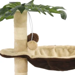 vidaXL Kattenkrabpaal met sisal krabpaal 50 cm beige en bruin