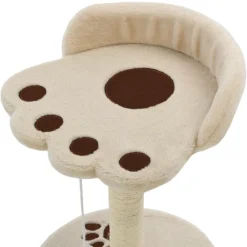 vidaXL Kattenkrabpaal met sisal krabpaal 40 cm beige en bruin