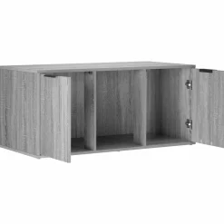 vidaXL Kattenkrat meubel Grijs Sonoma 100 x 49 x 45 cm Bewerkt hout
