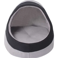 vidaXL Kattenmand M grijs en zwart