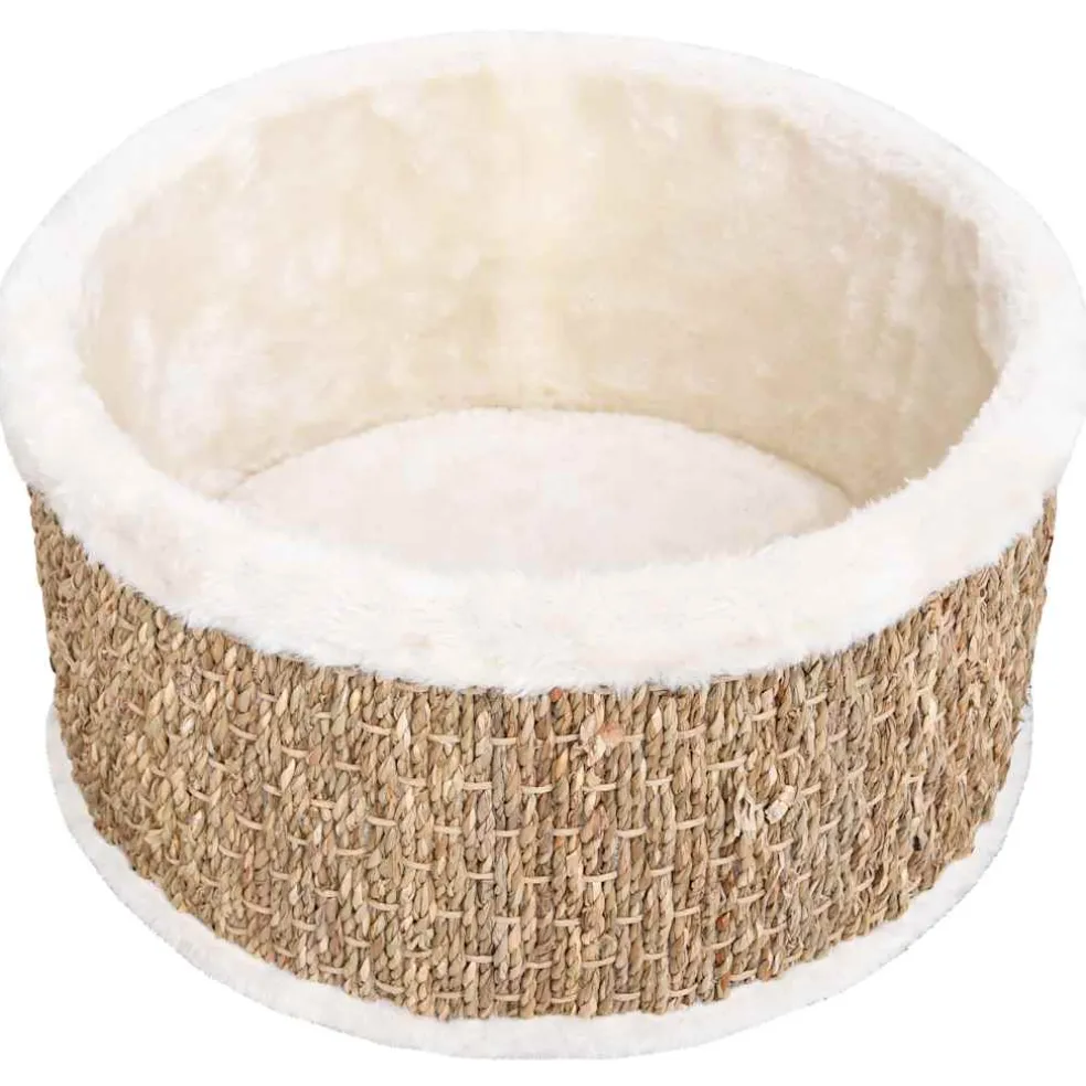 vidaXL Kattenmand rond 36 cm zeegras
