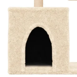 vidaXL Kattenmeubel met sisal krabpalen 96,5 cm lichtgrijs