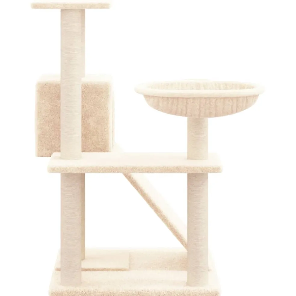vidaXL Kattenmeubel met sisal krabpalen 50 cm lichtgrijs