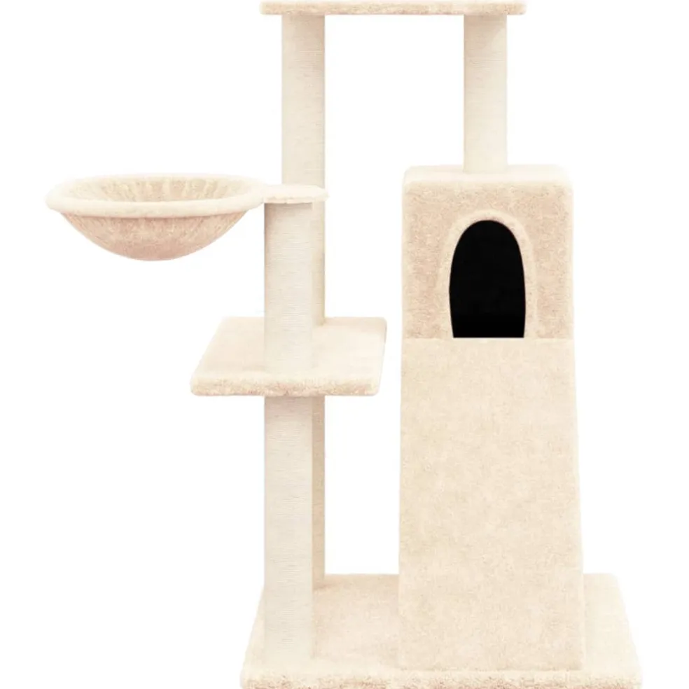 vidaXL Kattenmeubel met sisal krabpalen 50 cm lichtgrijs