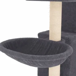 vidaXL Kattenmeubel met sisal krabpalen 83 cm donkergrijs