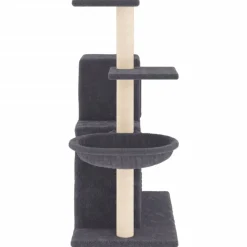 vidaXL Kattenmeubel met sisal krabpalen 83 cm donkergrijs
