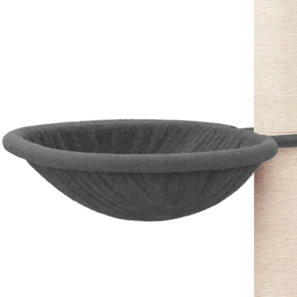 vidaXL Kattenmeubel met sisal krabpalen 94,5 cm donkergrijs