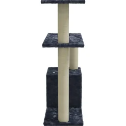 vidaXL Kattenmeubel met sisal krabpalen 70 cm donkergrijs