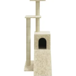 vidaXL Kattenmeubel met sisal krabpalen 92 cm crèmekleurig