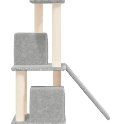 vidaXL Kattenmeubel met sisal krabpalen 82 cm lichtgrijs