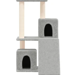vidaXL Kattenmeubel met sisal krabpalen 82 cm lichtgrijs