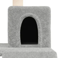 vidaXL Kattenmeubel met sisal krabpalen 82 cm lichtgrijs