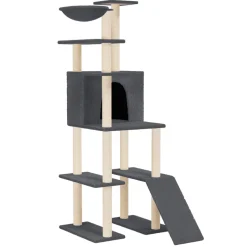 vidaXL Kattenmeubel met sisal krabpalen 73 cm crèmekleurig