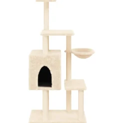 vidaXL Kattenmeubel met sisal krabpalen 122 cm lichtgrijs