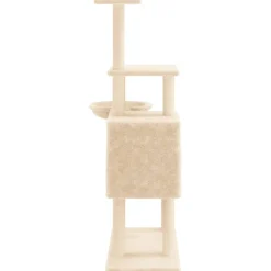 vidaXL Kattenmeubel met sisal krabpalen 122 cm lichtgrijs