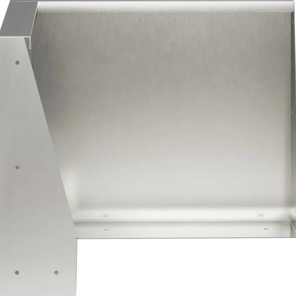 vidaXL Keerwand 2 st 50 x 50 x 30 cm Roestvrij staal zilver