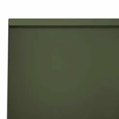 vidaXL Keerwand 4 st 100 x 12 x 30 cm Staal Olijfgroen