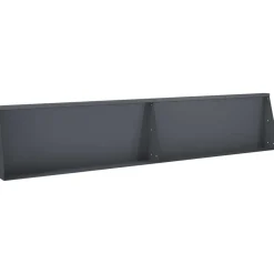 vidaXL Keerwand 2 st 100 x 12 x 30 cm Staal Antraciet