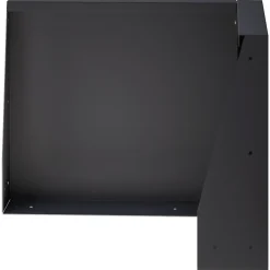 vidaXL Keerwand 2 st 50 x 50 x 30 cm Staal Zwart
