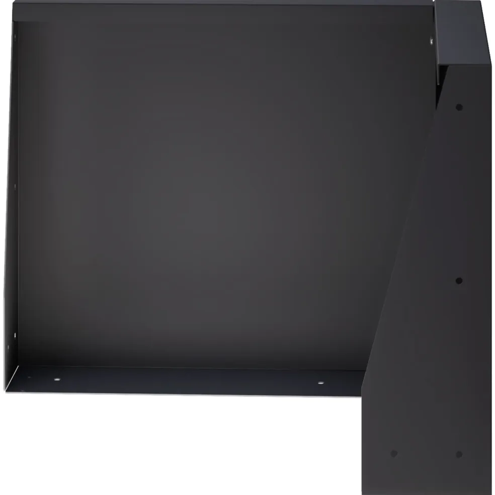 vidaXL Keerwand 2 st 50 x 50 x 30 cm Staal Zwart