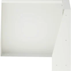 vidaXL Keerwand 2 st 50 x 50 x 30 cm Staal Wit
