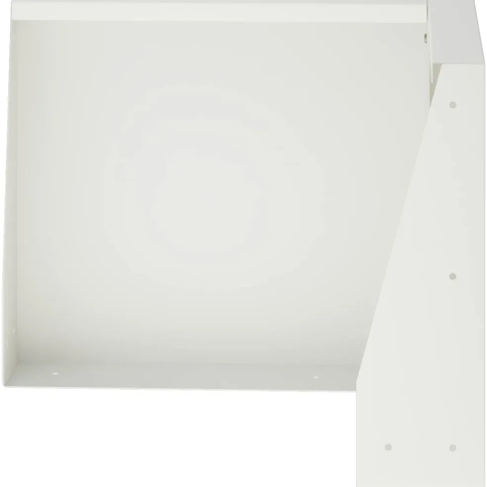 vidaXL Keerwand 2 st 50 x 50 x 30 cm Staal Wit