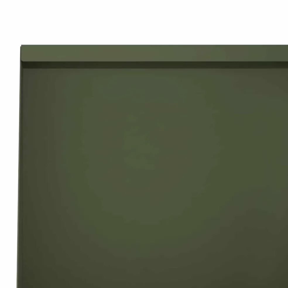 vidaXL Keerwand 2 st 100 x 12 x 30 cm Staal Olijfgroen