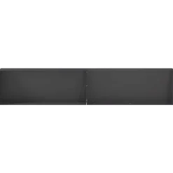 vidaXL Keerwand 4 st 100 x 12 x 30 cm Staal Zwart