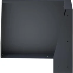 vidaXL Keerwand 2 st 50 x 50 x 30 cm Staal Antraciet